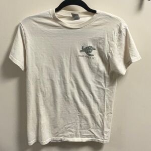 Folly Beach SC White T-Shirt